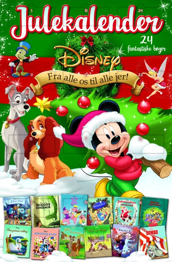 Disney Julekalender med 24 fantastiske bøger