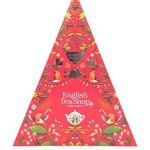 English Tea Shop Triangular julekalender rød Ø, 25br